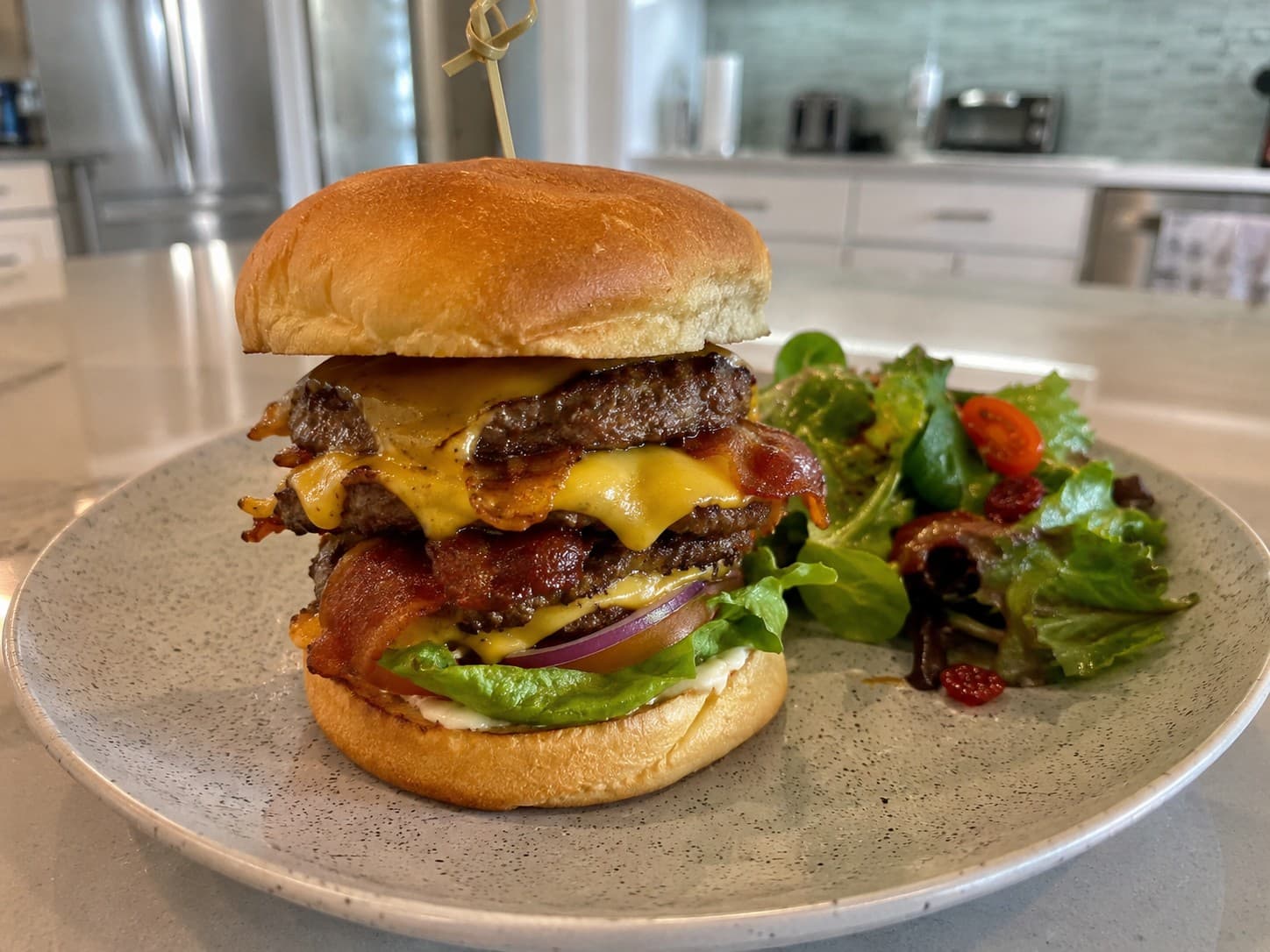 Triple Keto Burger
