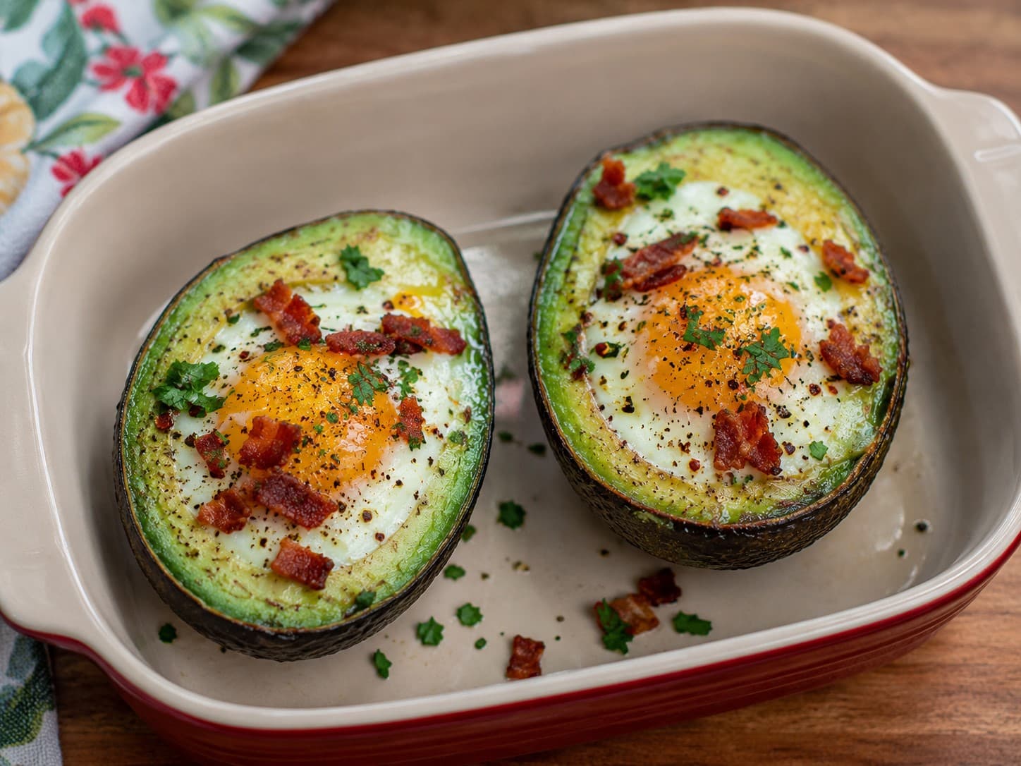 Avocado Egg Bake