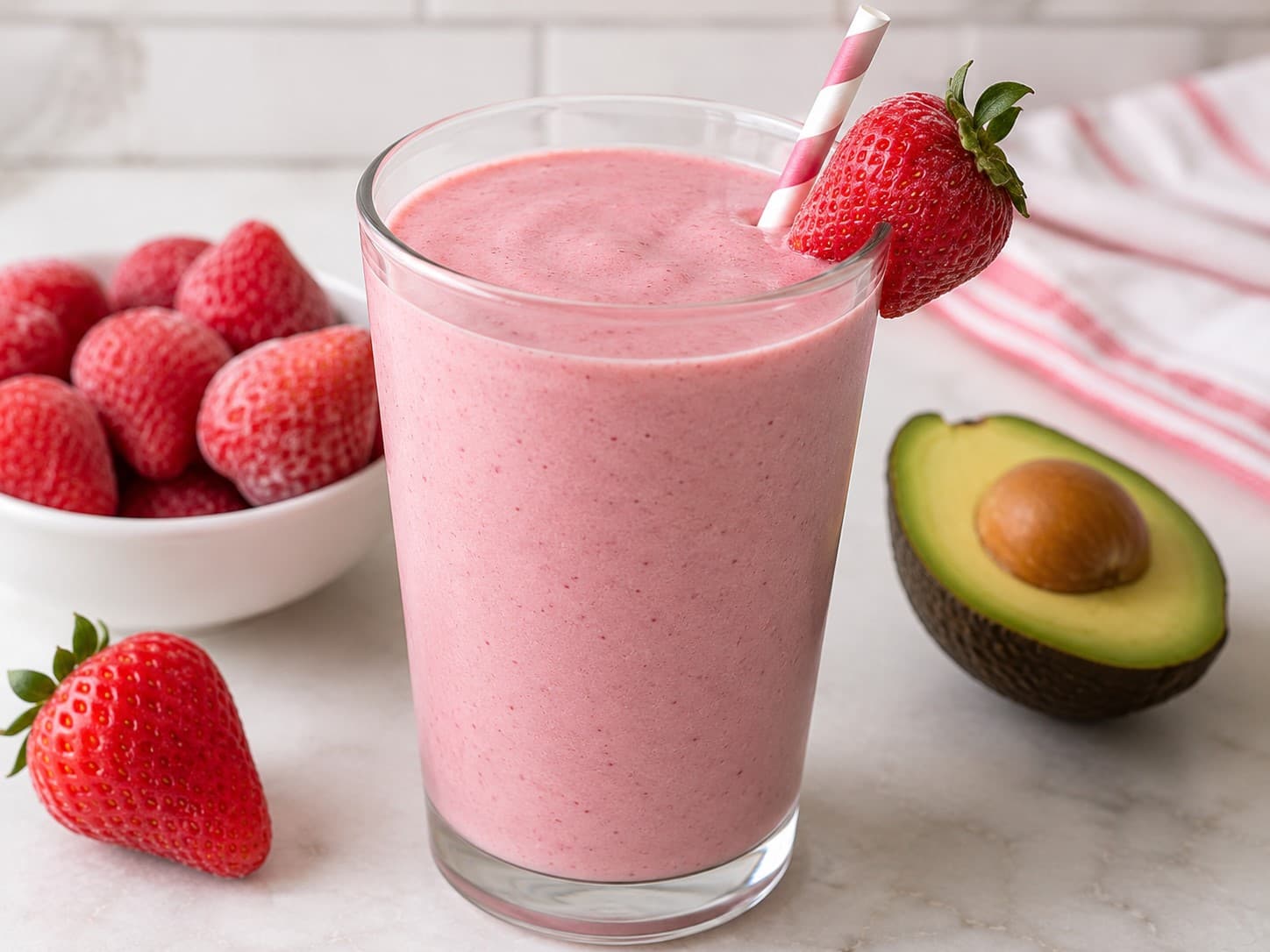 Batido de Fresa Keto