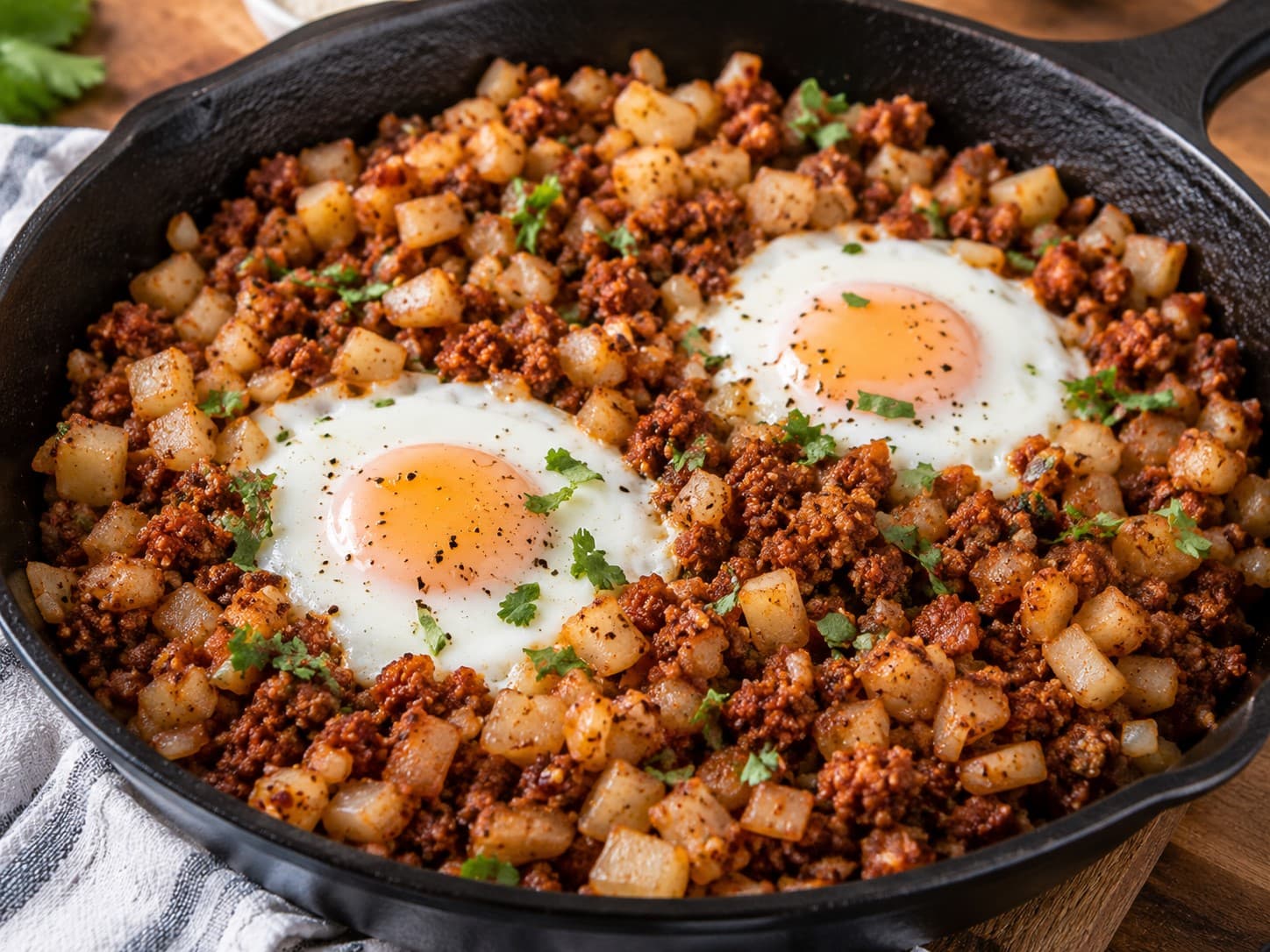 Breakfast Hash de Rábano