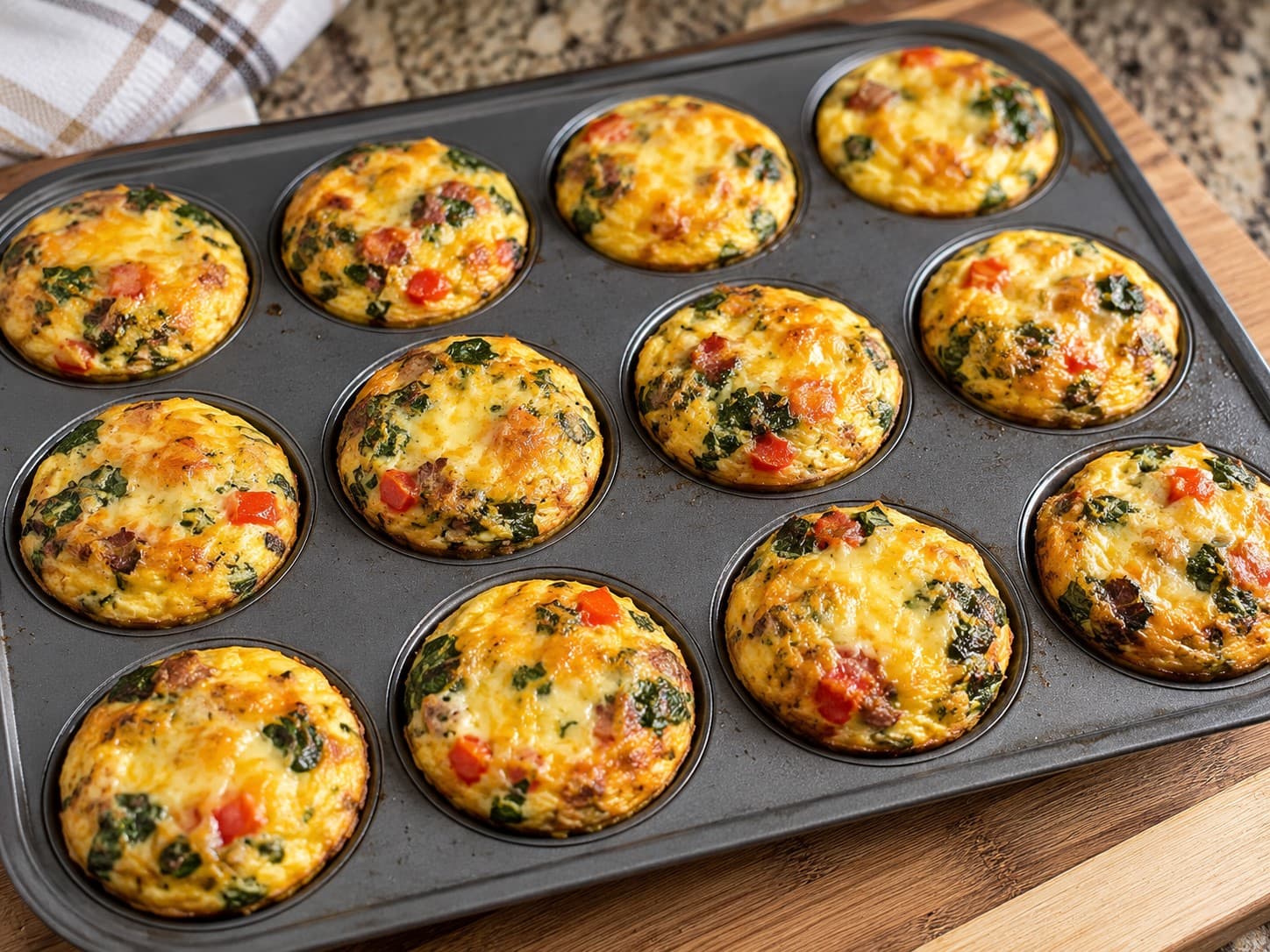Breakfast Muffins (muffins de Huevo)