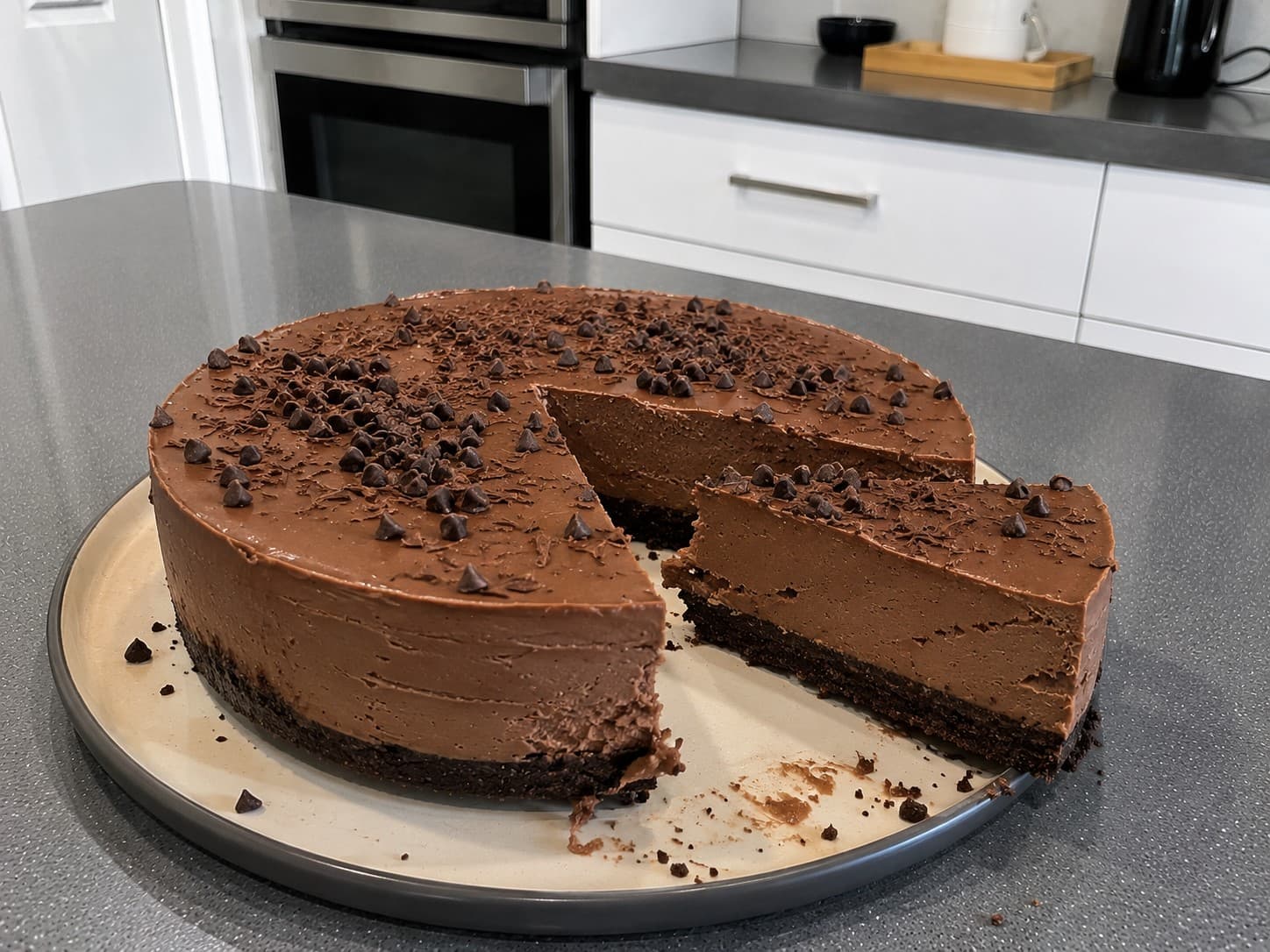 Cheesecake de Chocolate (sin Hornear)