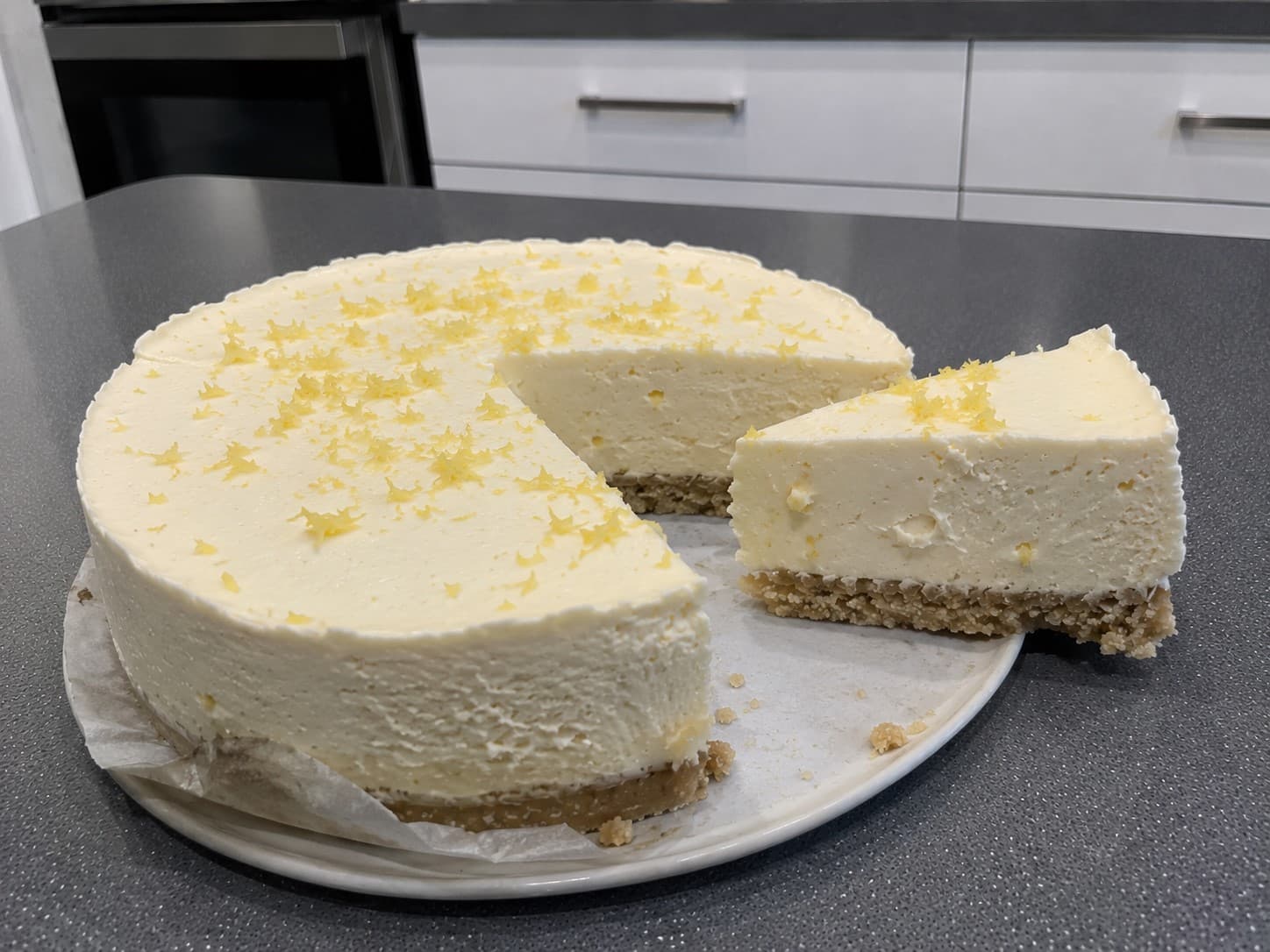 Cheesecake de Limón (sin Hornear)