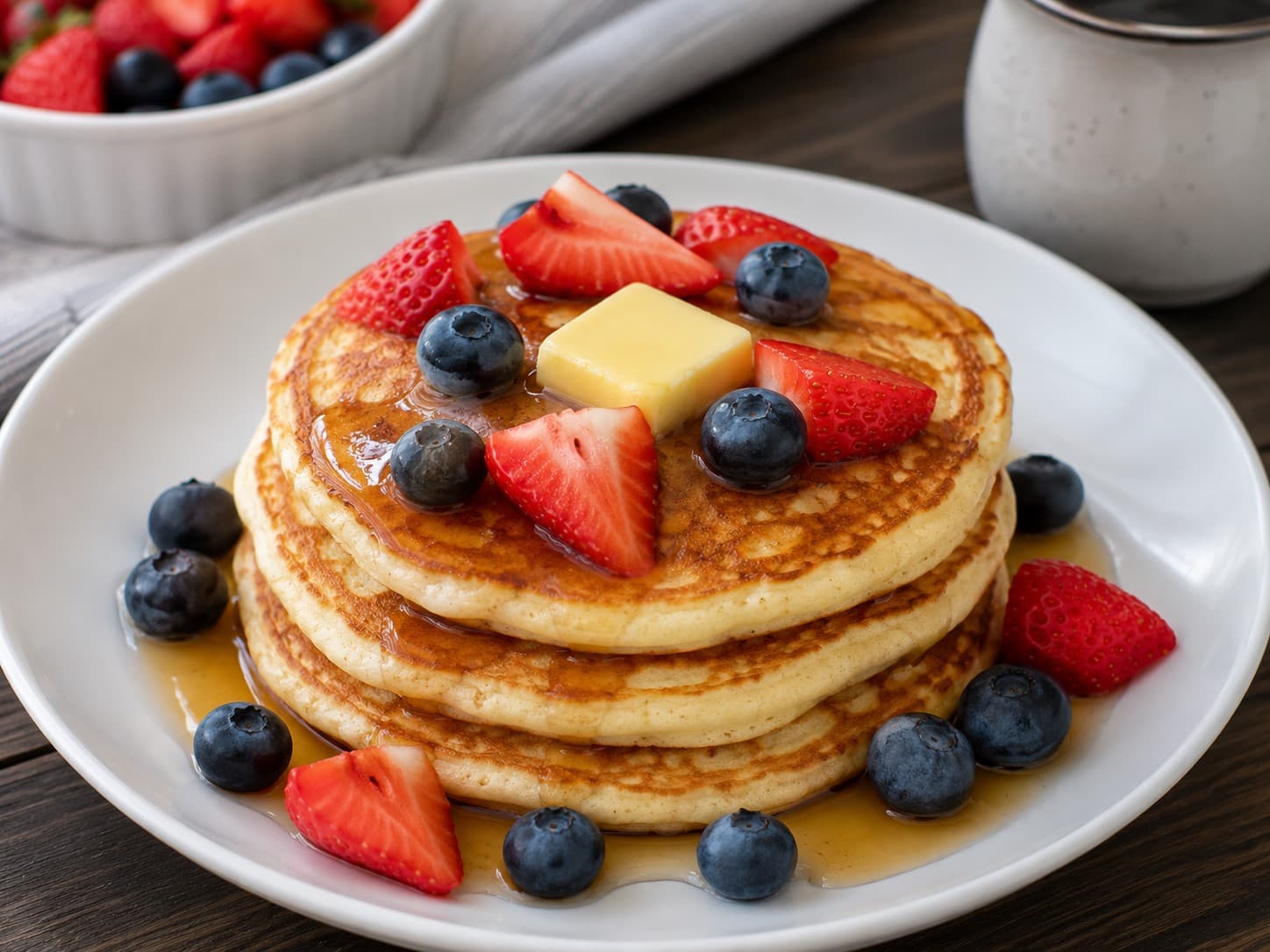 Cottage Cheese Pancakes (panqueques de Requesón)