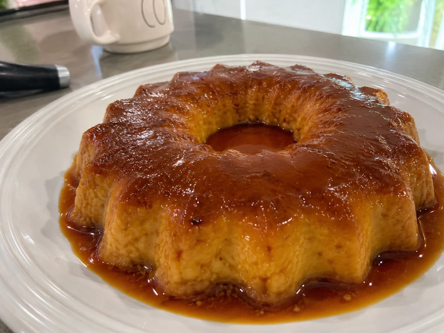 Flan de Coco Saludable Keto
