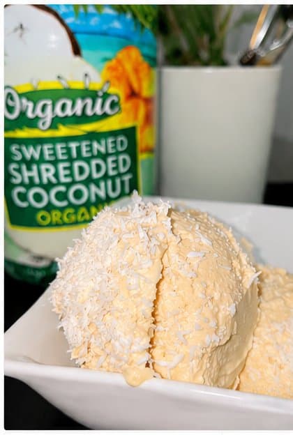 Helado Keto de Almendra y Coco (con Tequila)
