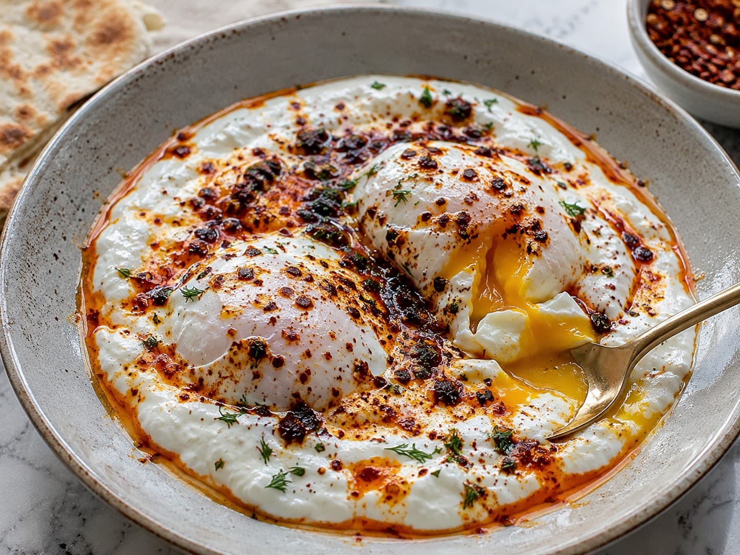 Huevos Turcos (çilbir)