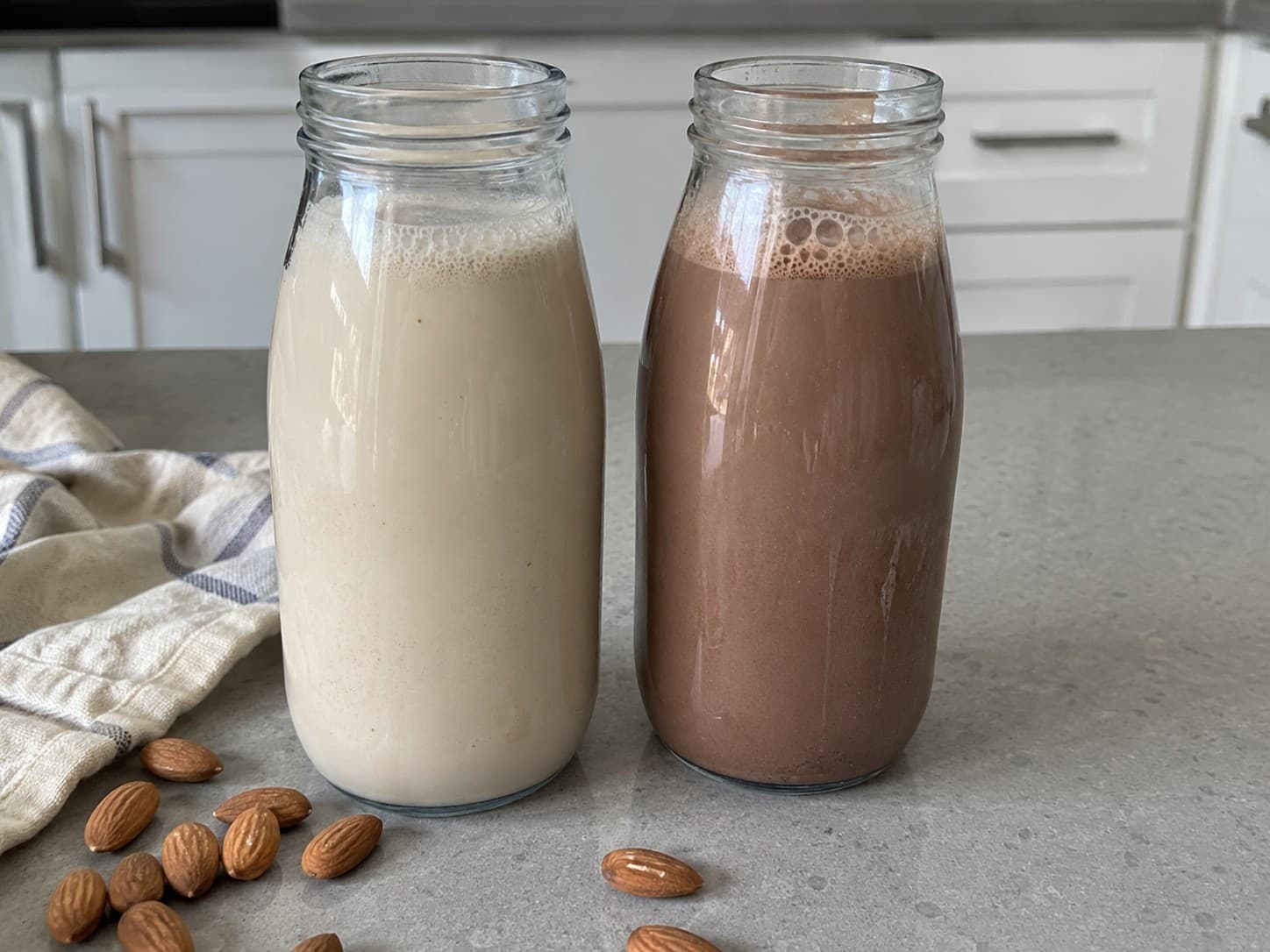 Leche de almendras casera