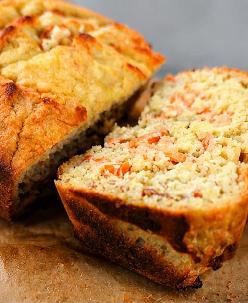 Pan de Banana (Cake) Keto con Zanahoria