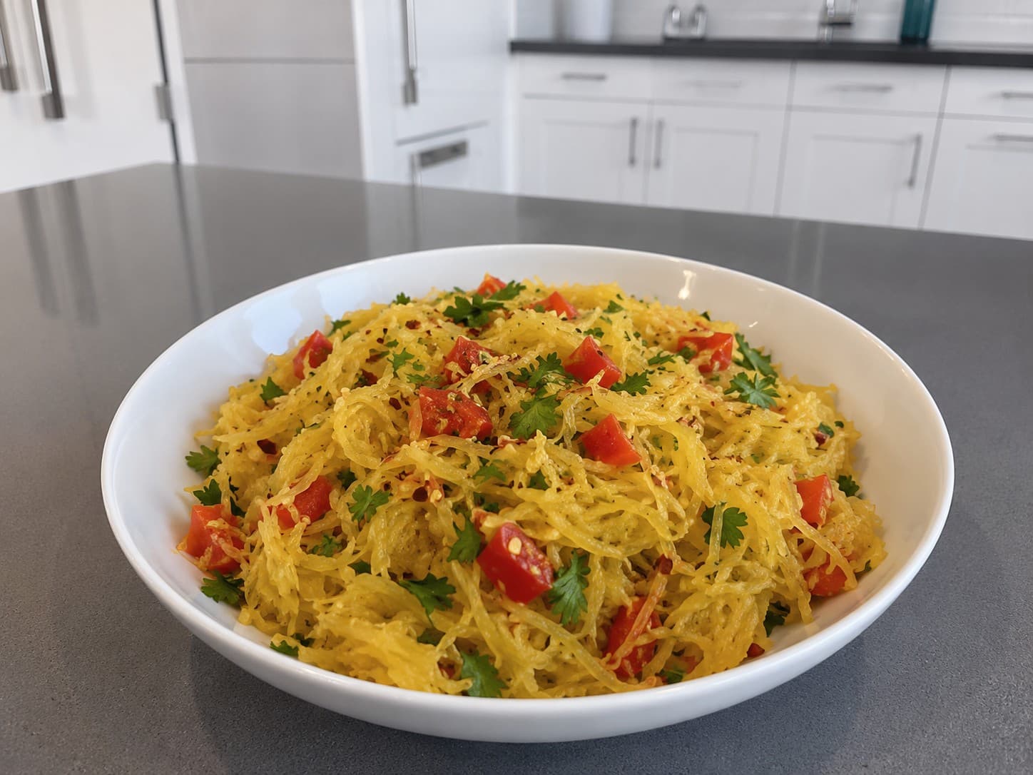 Pasta de Calabaza (Spaghetti Squash)