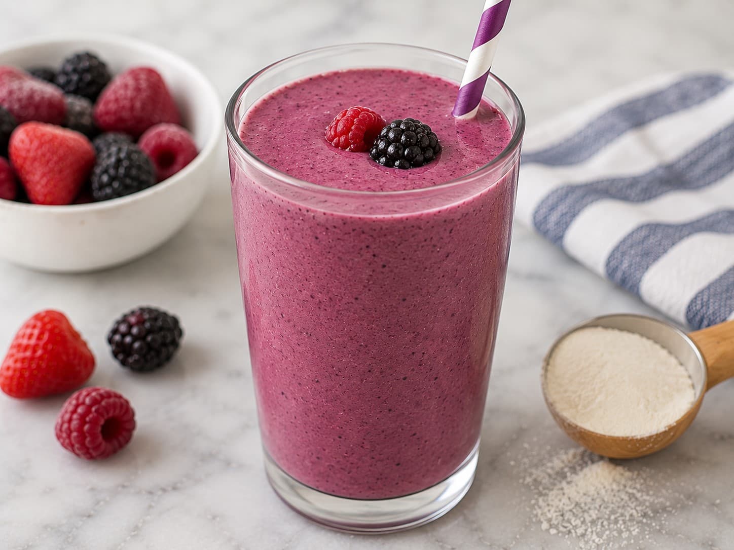 Smoothie de Bayas Keto